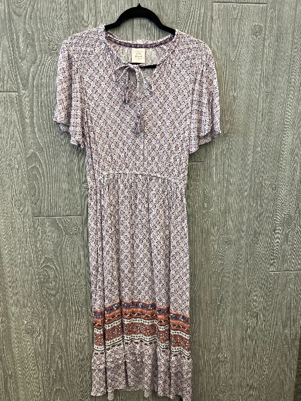 Dress Casual Maxi By Knox Rose In Purple, Size: S Lace Maxi Skirt