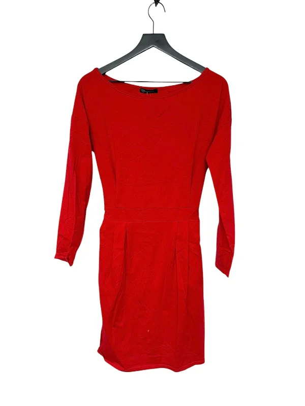 Dress Casual Short By Cme In Red, Size: L Mini Skirt with Bow